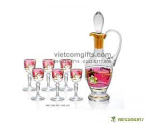 Quà Tặng Bộ Bình Ly Rượu Pha Lê Cao Cấp 3887-500-3R1-1826-030