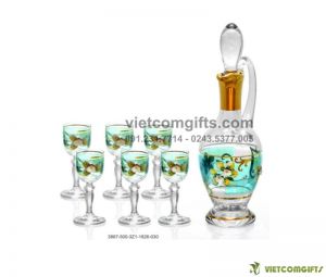 Quà Tặng Bộ Bình Ly Rượu Pha Lê Cao Cấp 3887-500-3Z1-1826-030
